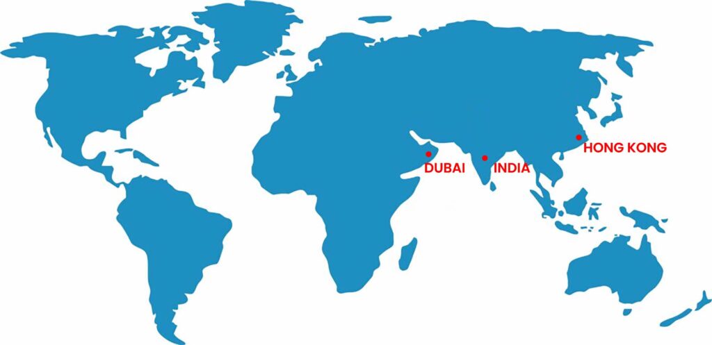 Contact World Map New